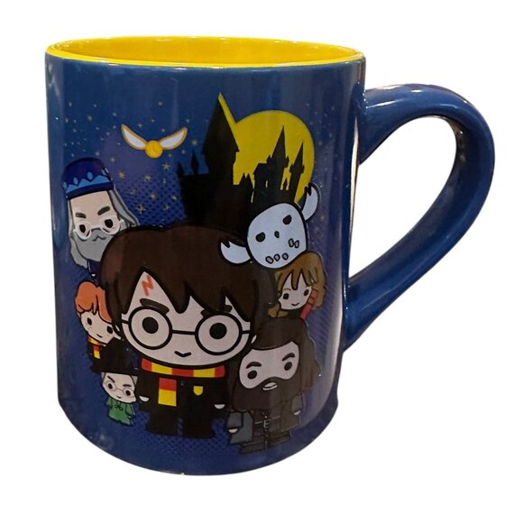 Silver Buffalo Chibi Animated Harry Potter Characters Ceramic Mug, 14 Ounces - Picture 1 of 8